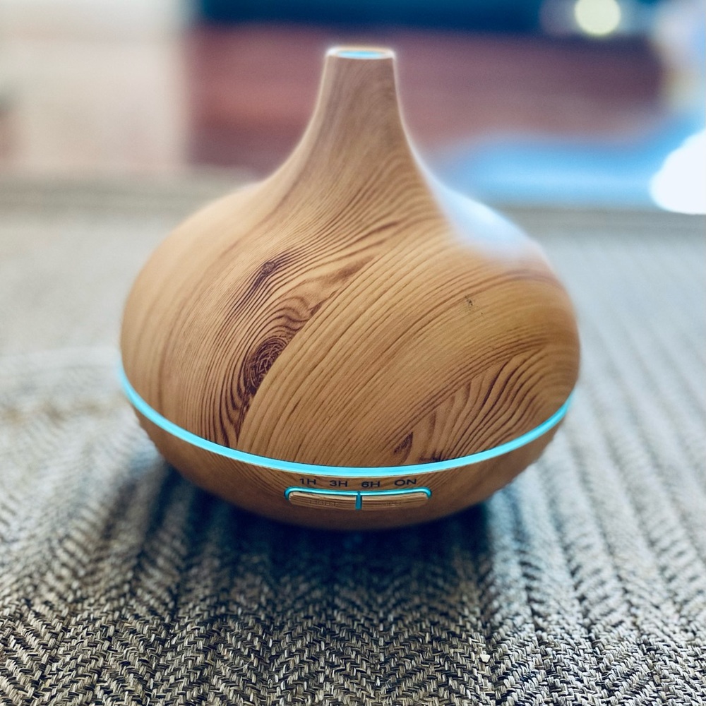 Wood Grain Essential Oil Diffuser Aromatherapy